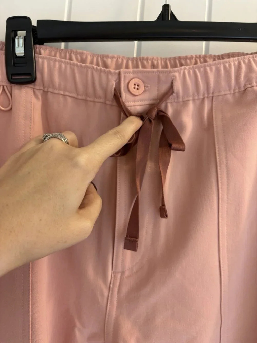 Figs CAIRO Scrub Pants With Aya Logo In Pale Pink Size XLR 36” X 30”